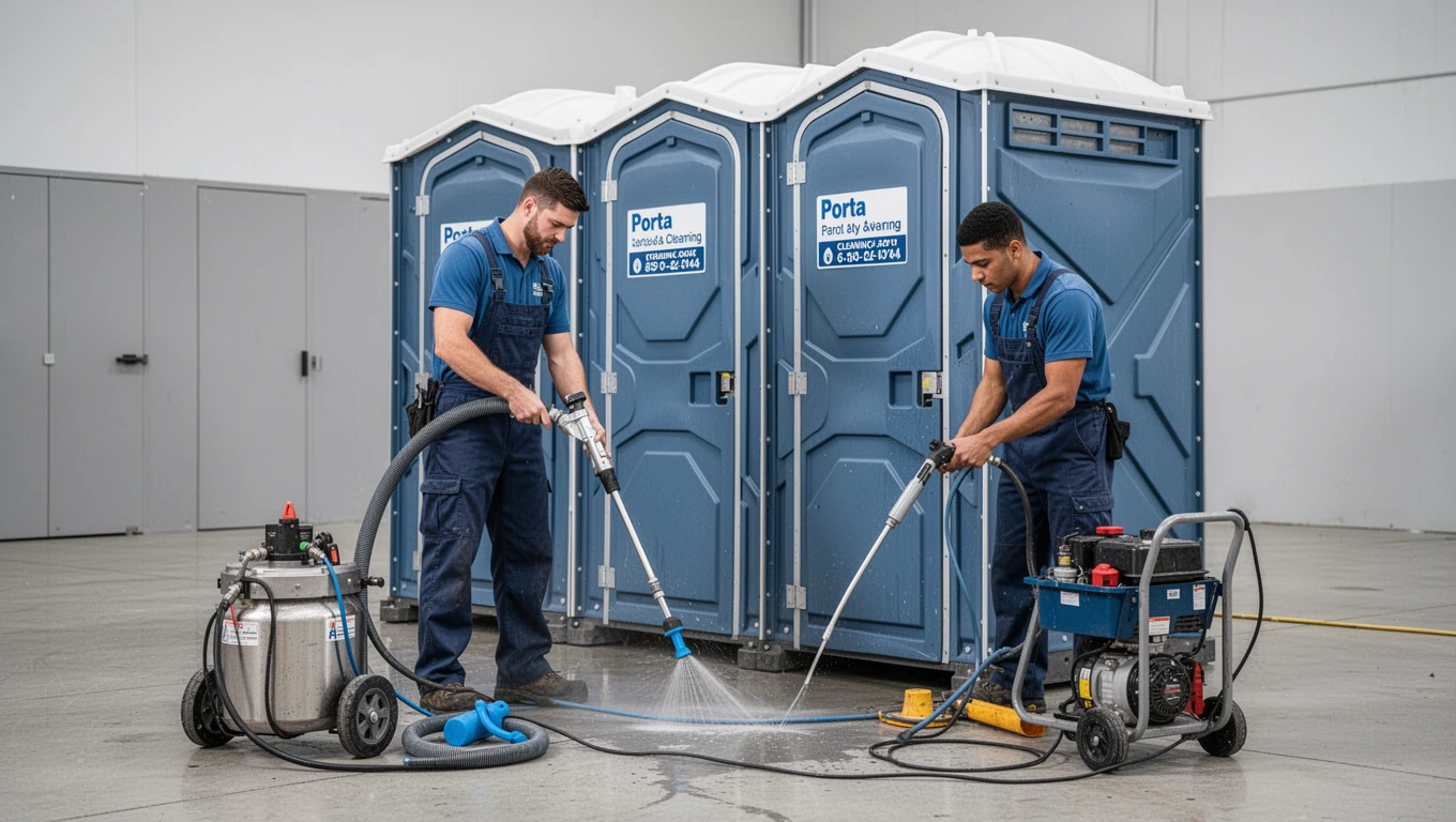 Porta Potty Cleaning & Servicing