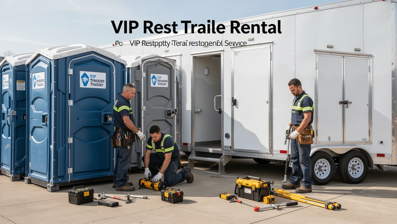 VIP Restroom Trailer Rental