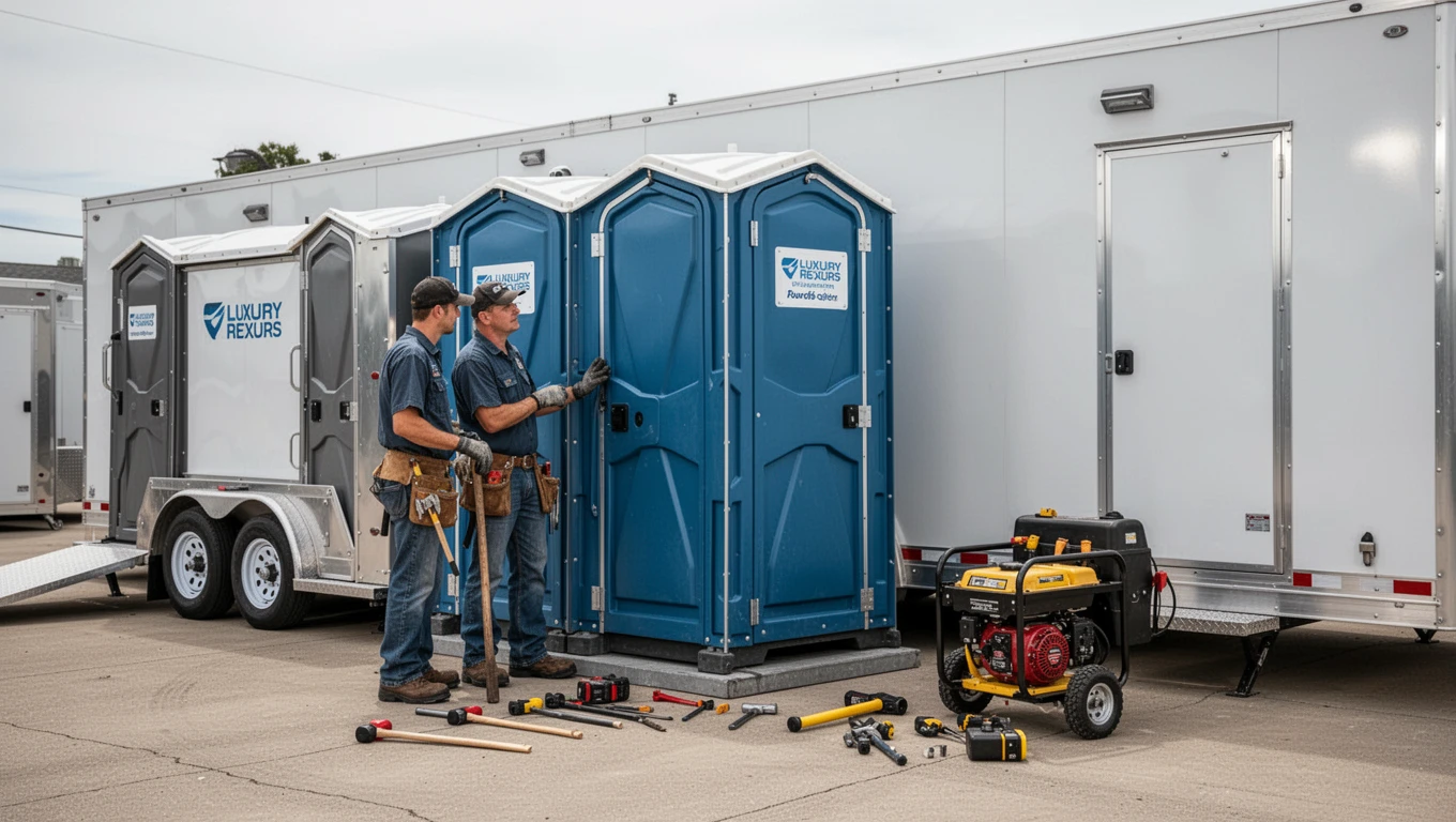 Luxury Restroom Trailer Rental